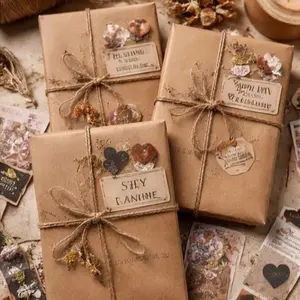 Blind Date with a Book - Unique Gift Wrapping with Kraft Paper and Rustic Charm for Special Occasions
