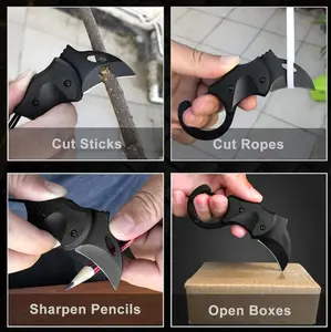 Mini Portable Folding Carbon Steel Alloy Blade Keychain Decor - With Bottle Opener, Ideal for Outdoor Camping, Parcel Unpacking, Small Gift Ornament