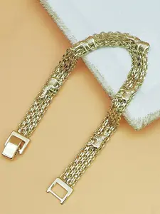 Hollow-Out Elephant Charm Wide Chain Bracelet for Women, Exquisite Trendy Bracelet - Luxury Diamond-Cut Crystal Adjustable Wristwear, TikTok Viral Christmas Gift, New Year Party Fashion, Bracelet with Charms