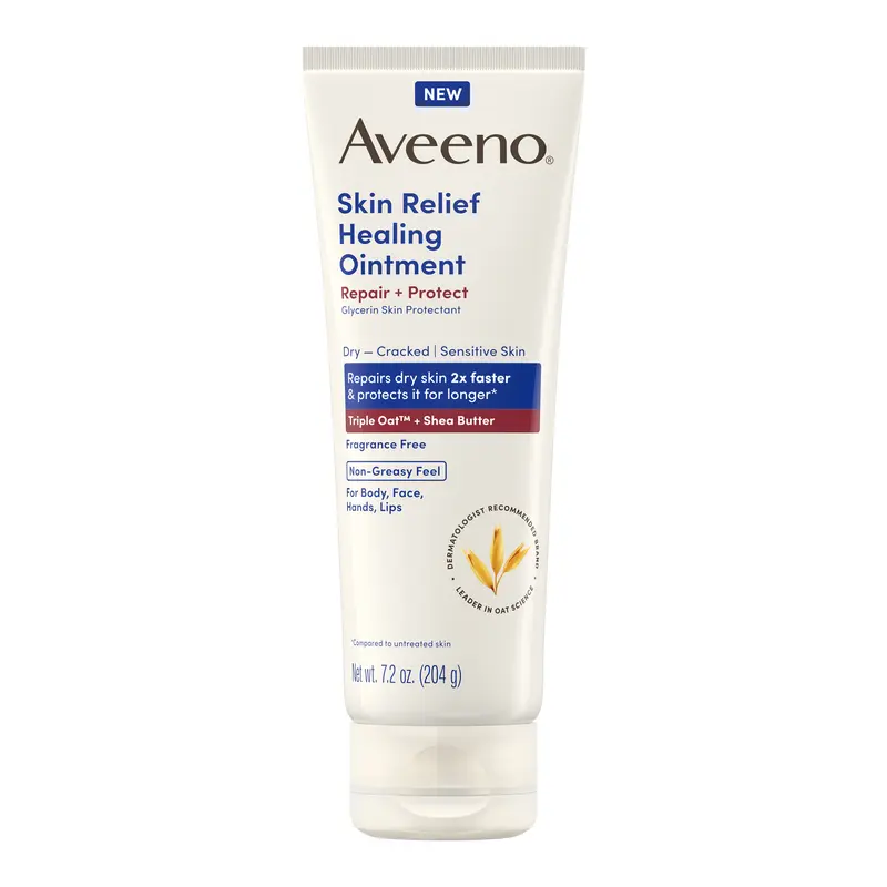 Aveeno Skin Relief Healing Ointment, Fragrance-Free, 7.2 Oz