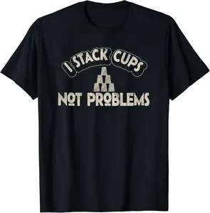 Sport Stacking Stacks Stacked Speed Cup Stacking Game T-Shirt - Elidatorr Shop 24B0D1DQ9HHK