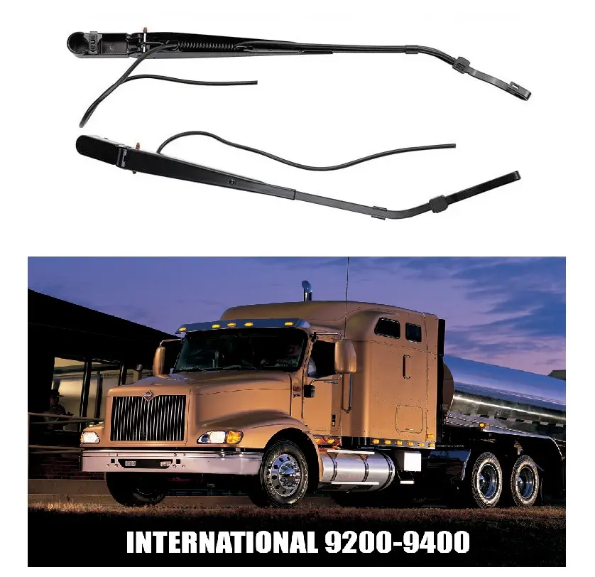 INTERNATIONAL 9200-9400 Windshield Wiper Arms PAIR SET PREMIUM QUALITY