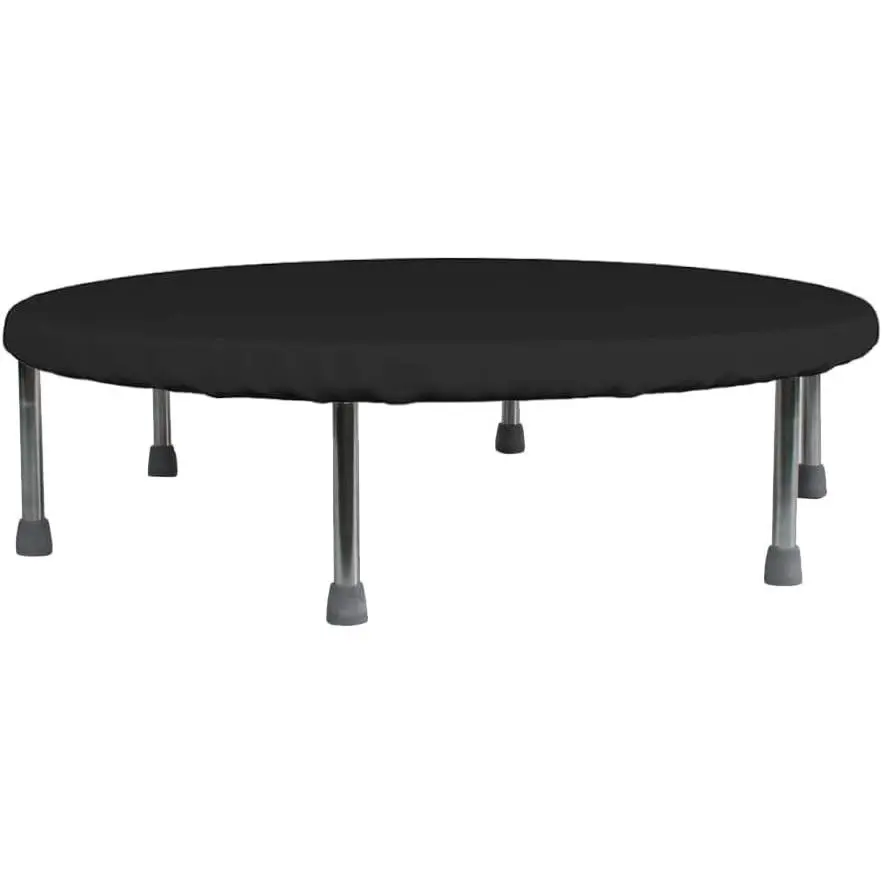 Waterproof Protective Mini Trampoline Cover, Black 48"Dia x 4.3"H for Indoor Outdoor Garden Rebounder (Not Spring Cover)