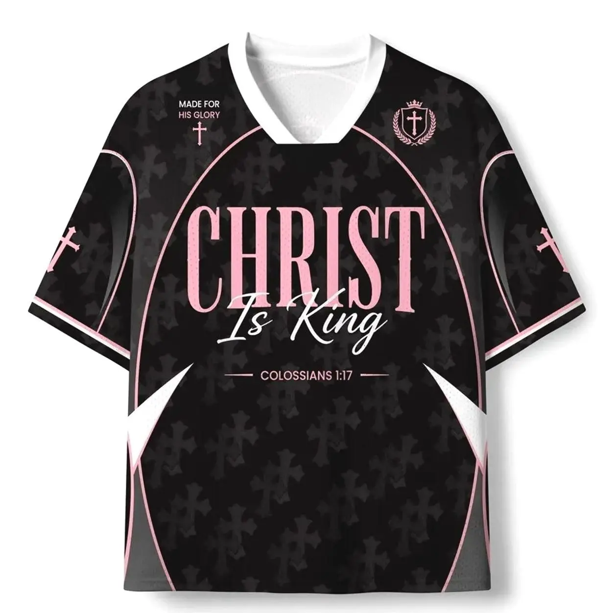 Christ Is King Christian Mesh Jersey A7R YLZ