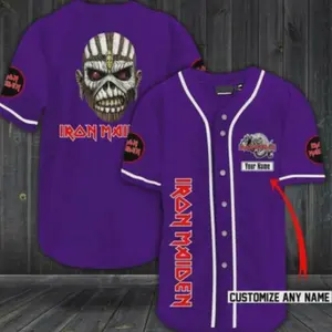 Personalized Iron Maiden Band Men Women Baseball Jersey Size XS To 5XL- Hot
