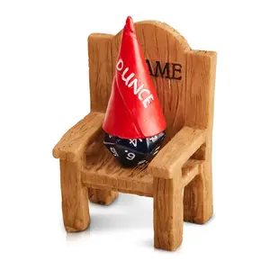 DND Dice Jail | Chair of Shame & Dunce Hat | Free Mystery Die | Great Accessories or Gift for Game Masters & Players in Your Party | Compatible with Dungeons & Dragons Tables | Fits Size D4-D20