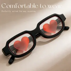 Funny Led Glowing Glasses LED Glasses Light Up Glasses Special Effect Luminous Glasses Cool Anime Flash Eye Glasses Sense Of Technology Eyewear For Party vintage unisex christmas gift Polarized Large Retro Sunglasses Blocking Stickers for Adjustable Round