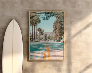 Hollywood Sign | Hollywood Decor, Modern Wall Art, California Wall Art, Los Angeles Wall art, Gift Idea Poster, Road Wall Art, Print Photo