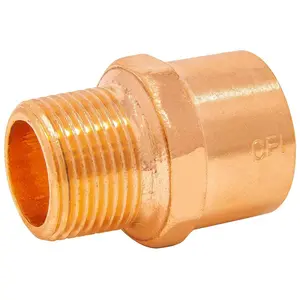 2-1/2" Male Adapter C x MIP Copper, Low Lead
