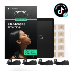 Intake Breathing Magnetic Nasal Strip Starter Kit and 30 Day Supply Extra Strength
