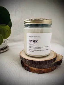 Mystic Orchid Soy Wax Candle; Decor Fragrance; Scent Vanilla