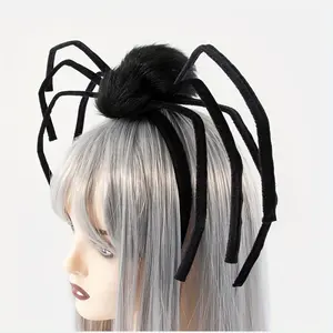1 Spider Queen Halloween Headband - Gothic Style Spider, No Power Required, Women and Teenagers Halloween Party Accessories - Spider Queen Crown Headband, Theme Event Costume, Lightweight Headwear, Horror Fashion, Festival Hat Accessory