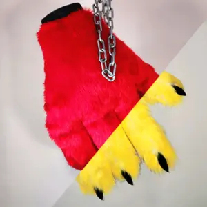 Angry Empath Apparel Giant Claws Bag - HRTBRKR Red Crossbody Bag (preorder)