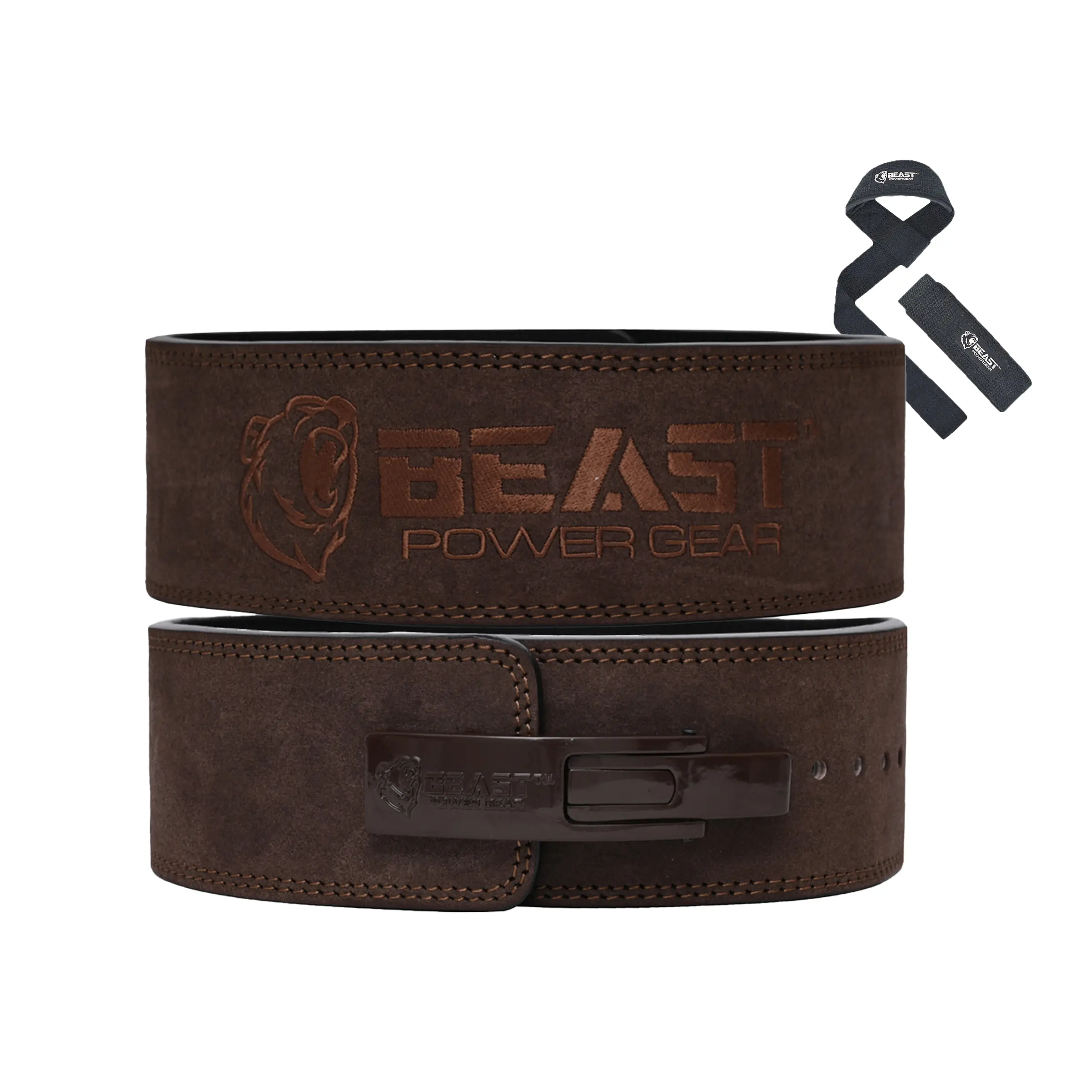 Weight Lifting Belt Lever Buckle 10MM 13MM Thick & 4 Inches Free Strap Weightlifting Belt, Gym Belt for Powerlifting, Lever Belt for Men Women
