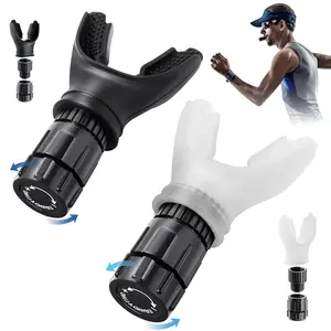 Breathe Exercise Device with Adjustable Resistance for Lung Training Daily Fitness Training Breathing Exerciser Trainer Easy to Clean Home Gym Equipment