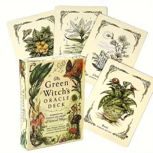 Witch's Oracle Deck, Embrace The Wisdom and Insight Of Natural Magic Witch Witchcraft Series Tarot Cards, Party Game Cards, Tarot Card Decks