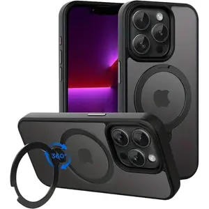Phone Case - Holiday Season 360° Swivel Ring Holder Phone Case for Iphone 12 Through 17 Pro Max - Ideal for Car Mounts, Desk Meetings, And Video Conferencing