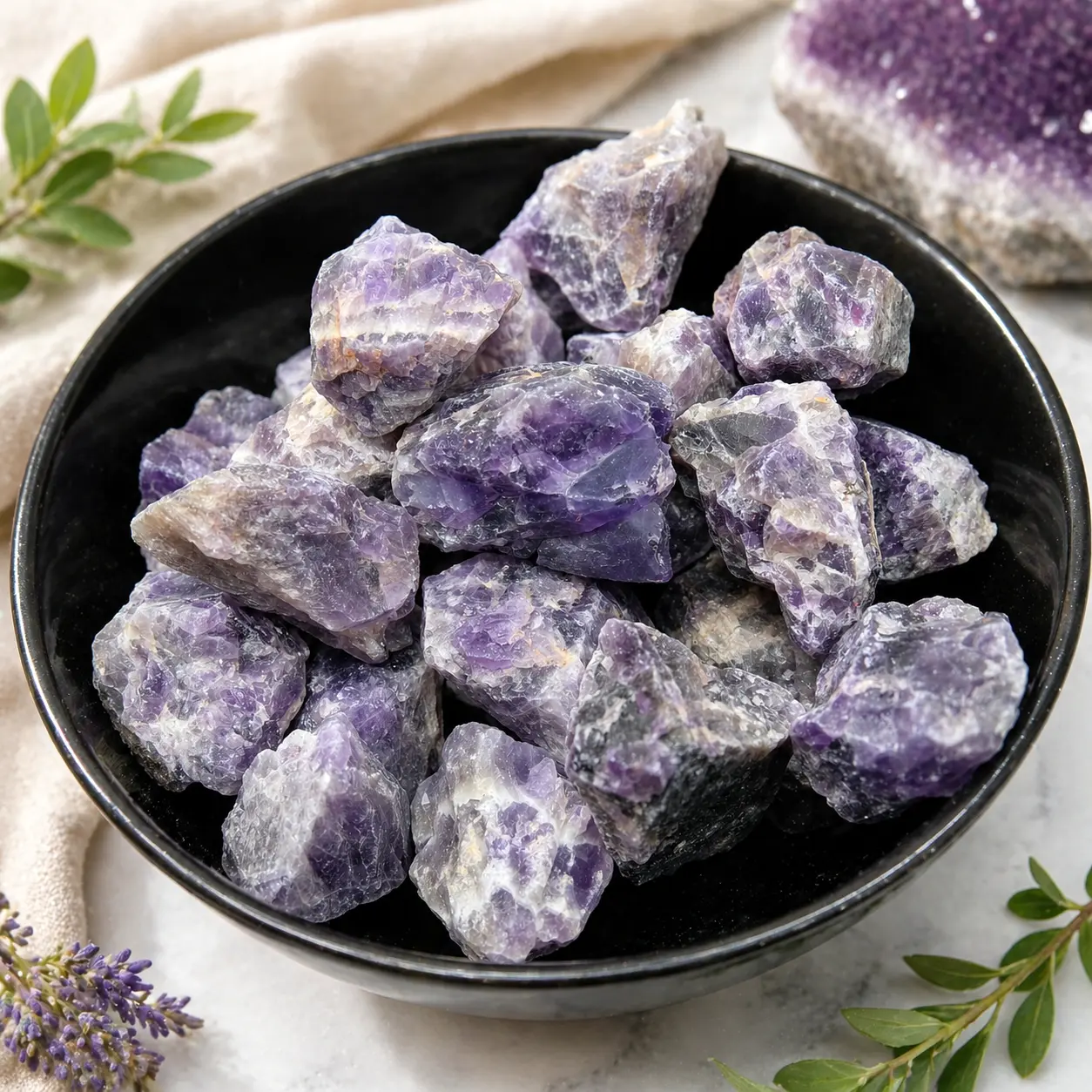Amethyst Healing Crystals - Rough Chunks for Natural Healing and Spiritual Use