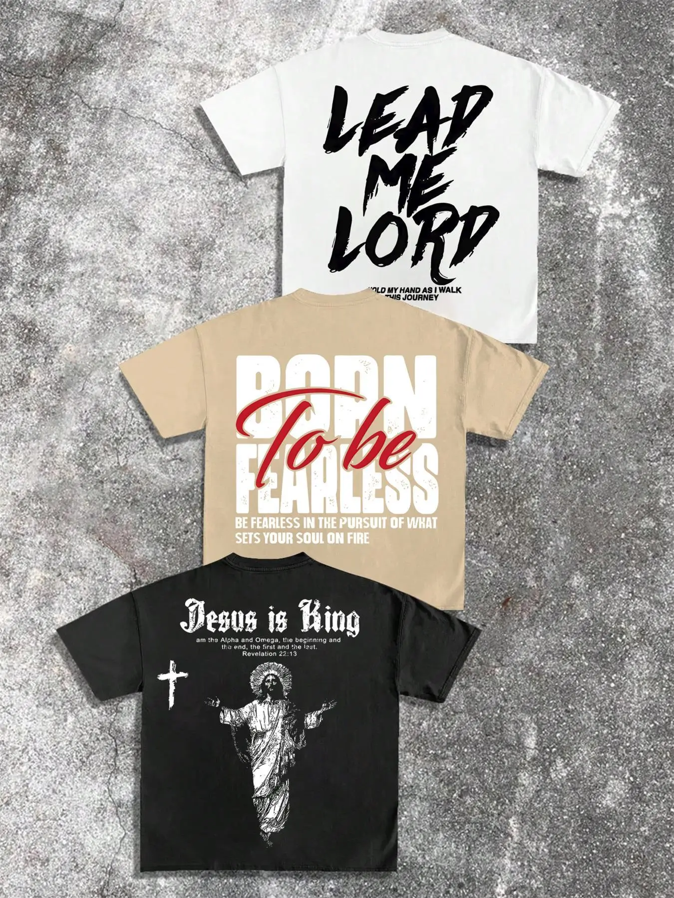 Men's Letter & Cross Print Round Neck Tee, Regular Fit Casual Streetwear Style Graphic Letters Print Short Sleeve T-shirt for Summer, Men's Top for Daily Wear, Tropical