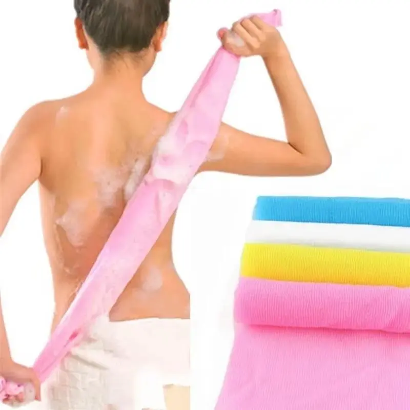 Beauty Skin Exfoliating Cloth Washcloth Japanese Body Wash Towel Nylon Bath Towel Skin Polishing Towel Body Back Scrubber Tool Does not apply