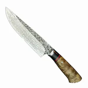 Handmade 67-Layer Damascus VG10 Chef Knife