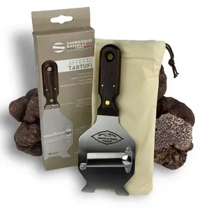Maison F. Crayssac's Rosewood & Stainless Steel Truffle Slicer
