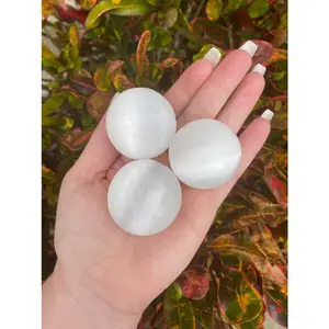 40 MM Selenite Spheres