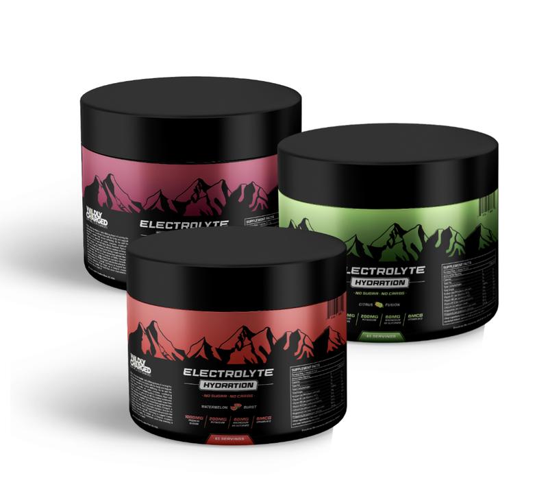 Wildly Charged Premium Electrolyte Hydration Powder | Endurance 4 Refreshing Flavors | Fitness Electrolyte Drink Mix | 80-90 Servings | Natural Ingredients