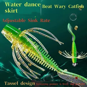 Elite Wary Catfish Rig: Ribbed Curly Tail Spinner w/ Instant Bubble & Turbo Flutter Elite Wary Catfish Rig: Ribbed Curly Tail Spinner w/ Instant Bubble & Turbo Flutter