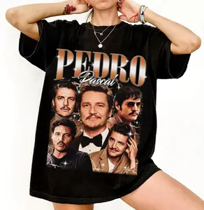 Pedro Pascal Shirt, Pedro Pascal Movie Vintage Shirt, Pedro Pascal 90s Merch, Gift For Her, Pedro Pascal Unisex Gift Bootleg Tee