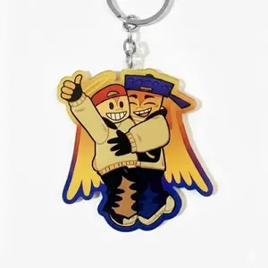 Brandon Works Keychain - Roblox Arg Brandon and Ozolog1 Keychain Acrylic Charms, Cute, Durable, And Perfect For Bags, Keys, Or Gifts. Great For Daily Use Or As Thoughtful Little Gifts For Your Friends And Yourself.