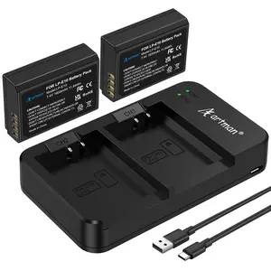 Artman LP-E10 Battery and USB Dual Battery Charger for Canon EOS Rebel T7 T6 T5 T3 T100, Kiss X50 Kiss X70 EOS 1100D/1200D/1300D/2000D Digital Cameras(2-Pack 1600mAh) Protection Card power bank magnetic power bank