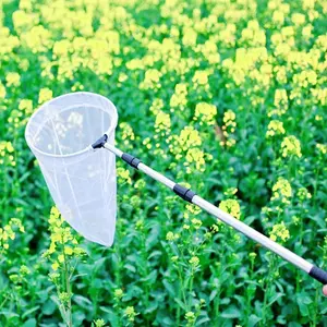 For Flying Animals Capture Net Telescopic Butterfly Net Extendable Fishing Mesh Net Outdoor Garden Fly Trap Bee Mantis Net