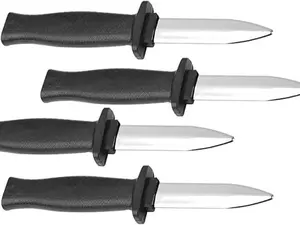 Mother's Day Gift Fun 4pcs Retractable Fake Knife Toy Plastic Prop Dagger Trick for Halloween Fools Day Mother's Day Gift Fun 4pcs Retractable Fake Knife Toy Plastic Prop Dagger Trick for Halloween Fools Day