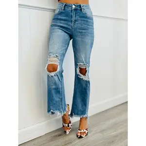 Risen Medium Ready For Anything Crop Jeans  (Reg & Plus)