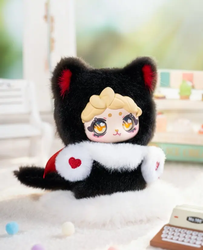 Rumi Peng Peng Fluffy Cute Squad Series Plush Blind Box - 6-Piece Whole Set, Hook-Attached Fluffy Doll, Collectible Blind Pack, Secret Edition, Collector’s Item