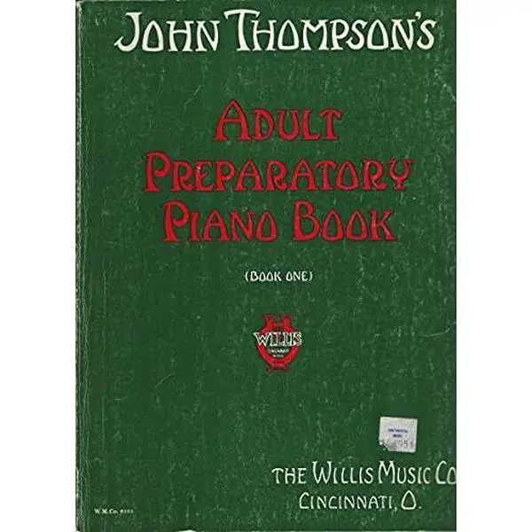 USED Book - John Thompson's Adult Preparatory Piano Book by John Thompson (Paperback) - english