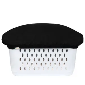 Laundry Basket Cover for privacy and organization. Use at laundromats and at home for privacy and to minimize odor from dirty laundry. Keep clothes tidy throughout the week.
