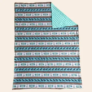 UWHB Baby Blanket Western Clothes Baby Minky Blanket 6 B2-17-74