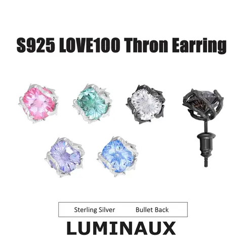 Prong-Set Sterling Silver Stud Earrings for Men, AAAAA+ VVS Clarity Cubic Zirconia, Unisex Hypoallergenic Non-Tarnishing Fashion Jewelry, Cubic Zirconia Studs, Men's Earrings, Male, Adults, Love100, Layered Brilliance, Everyday Wear, Aaaaa+ Cubic Zirconia