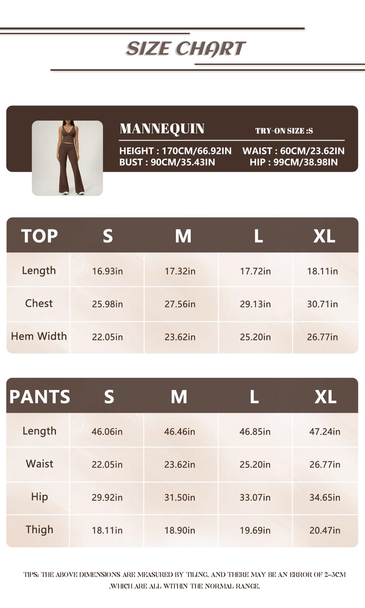 TIMEOFF Women's 2-Piece Yoga Outfits - V-Neck Sleeveless Wrap Crop Workout Top & Fold-Over Dual-Wear Waist Flare Pants, Soft 4-Way Flexible Stretch Fabric, Adjustable Fit Women's Clothes for Pilates, Gym, Set Active