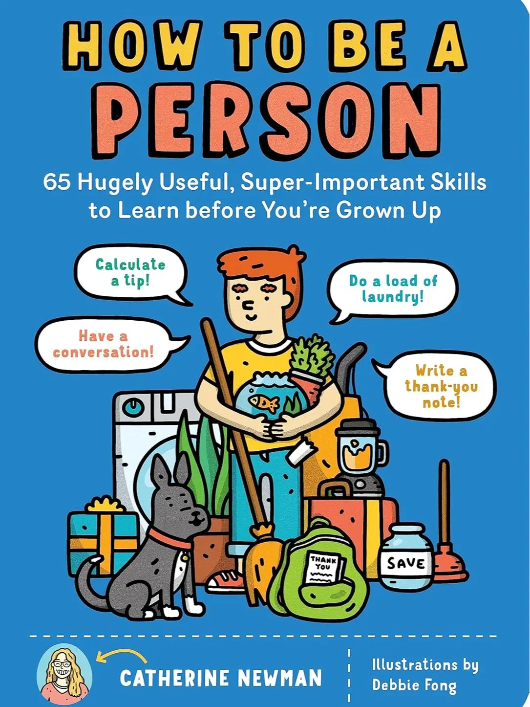 Career & Self-Help Guided Journal Workbook: Illustrated Paperback Life Development Guide with 65 Useful Skills, Illustrated Tips for Kids to Learn Essential Life Skills