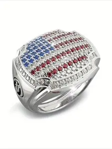 American Flag Series Rings, Perfect Valentine's Day & Christmas Gifts, Unique Patriotic Jewelry for All Occasions