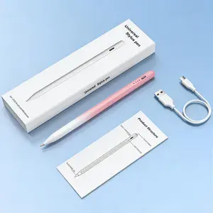 No-Bluetooth Stylus Pen for iPad & Android Tilt & Palm Rejection 10H Battery 2 Extra Tips Magnetic Universal Touchscreen Pencil iPad 2018-2024