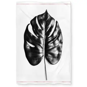 Begin Home Decor C1DCTXLW9JAWML Split Leaf Philodendron Twin Size Extra Long Duvet Cover - Exotic Bedroom Decor