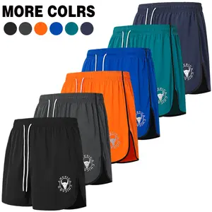 Summer new shorts men's quick drying loose five quarter pants sports casual fashion shorts ice silk beach pants