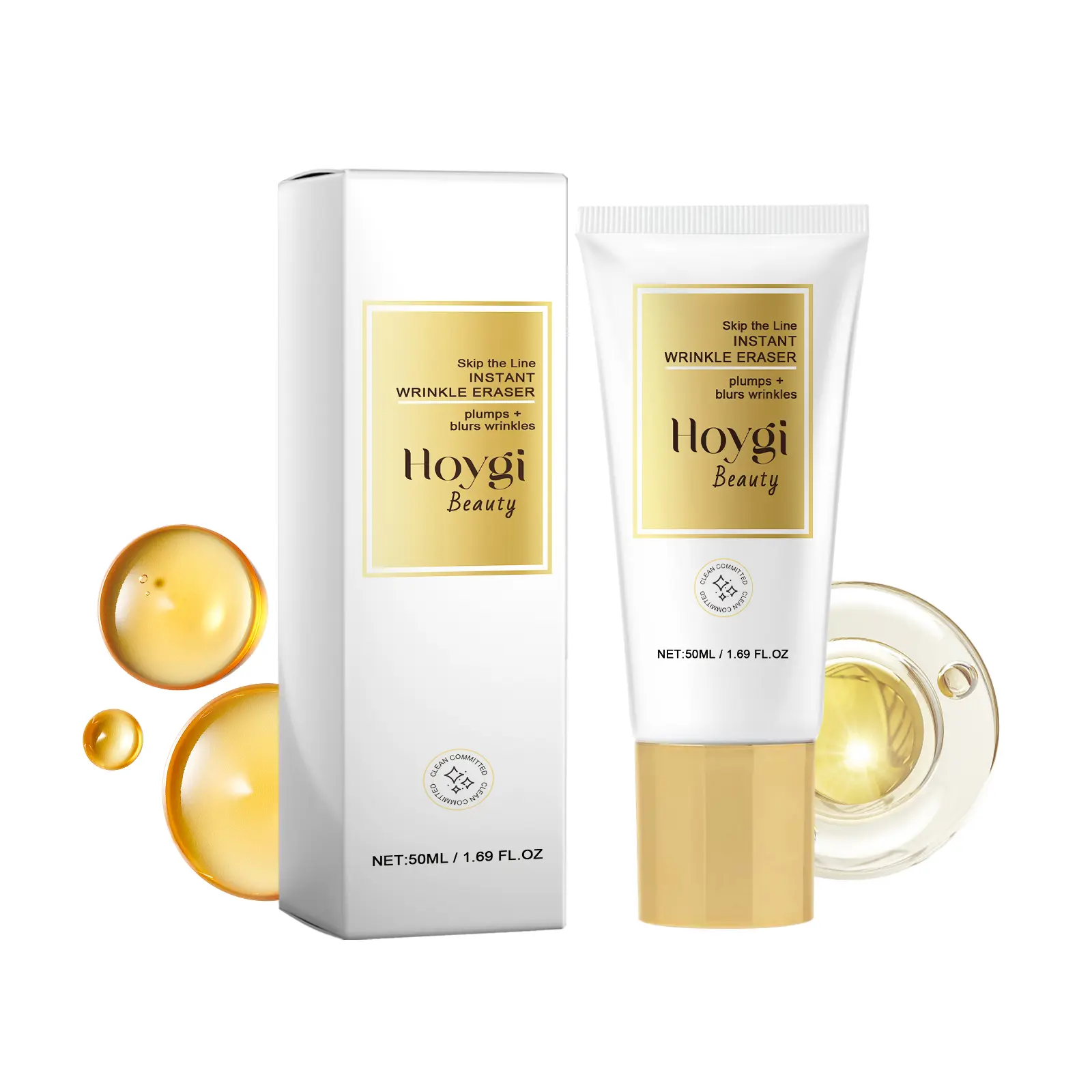 Instant Wrinkle Filler & Pore Minimizer - Anti Wrinkle Face Cream to Hydrate and Repair Skin, Provides Deep Moisture - 50g, All Skin Types, Smoothing, Hyaluronic Acid, Hydrating, Moisturize, Skin Repair