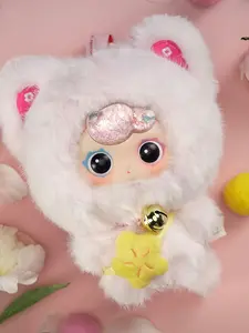 B16-spring flower Fortune series  blind box Mystery Boxes Bag Pendant Bunny Plush Dolls Soft Collectibles(Hidden Style Probability: 96:1)