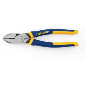 IRWIN VISE-GRIP North American Lineman's Pliers 9-1/2" 2078209 Durable Nickel Chromium Steel ProTouch Grips Induction Hardened Cutting Edge ANSI Spec