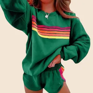 Rainbow Hoodie Tracksuit Set | Cozy Oversized Fit | Must-Have Rainbow Hoodie Set | Perfect Gift Choice | Lightweight